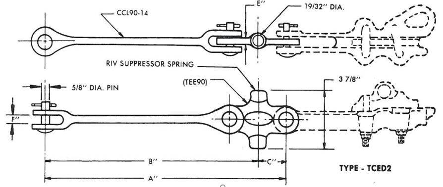 Flexible Trunnion Dim Drawing Image