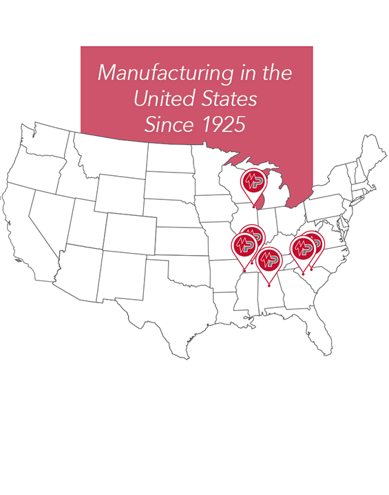USA Manufacturing Locations for Electric Power Utility Product Production